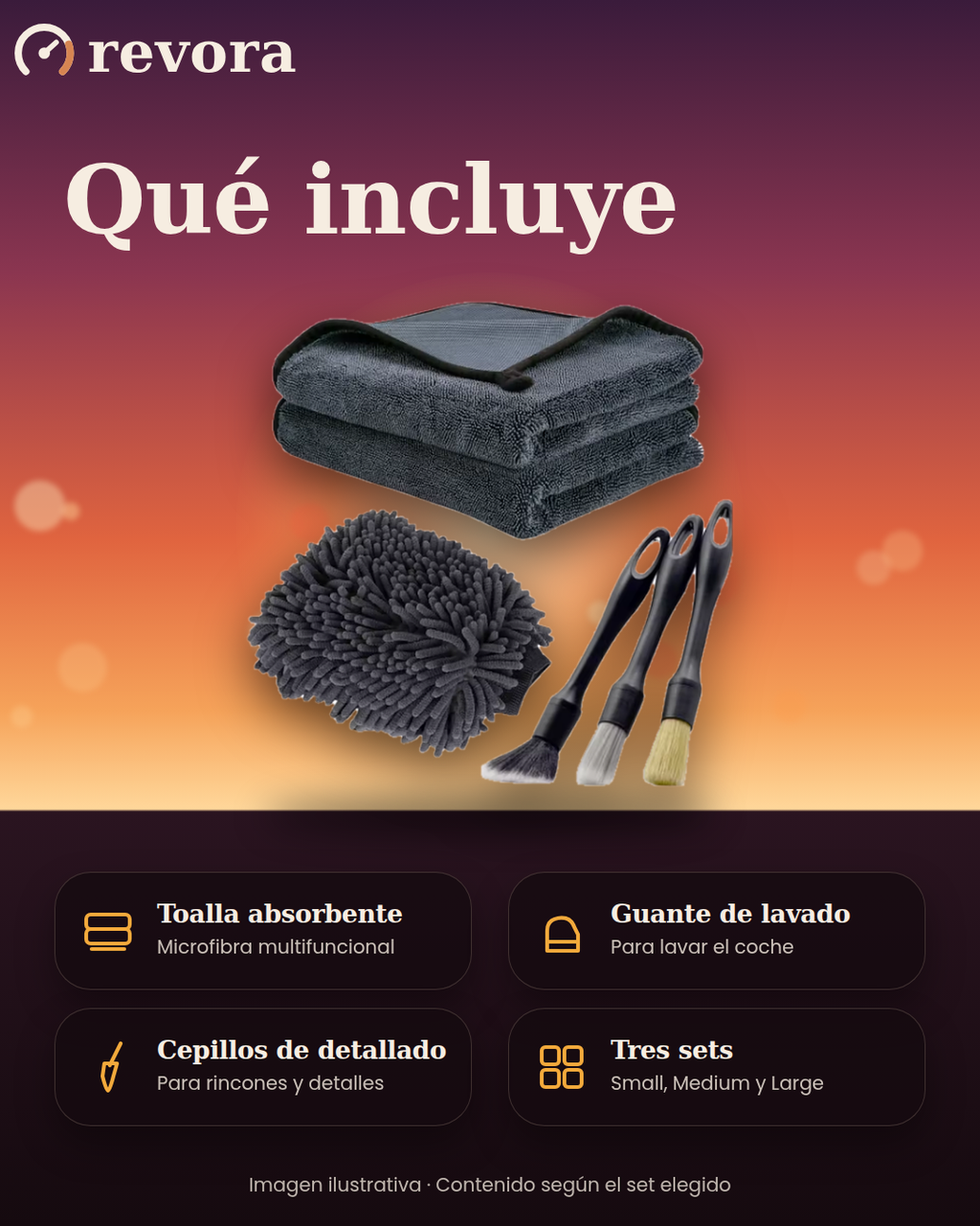 Kit completo para limpieza