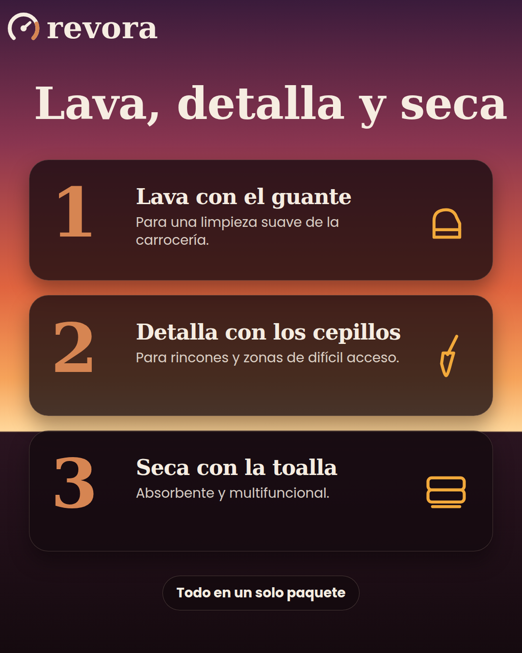 Kit completo para limpieza