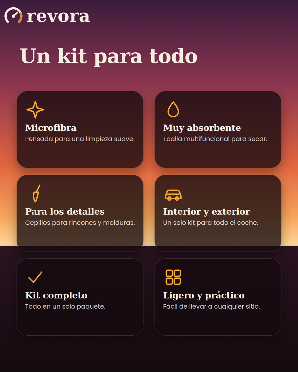 Kit completo para limpieza